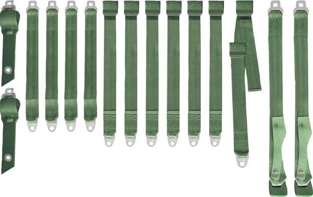 Picture of Mopar 1970-71 A-body Bench Seat Belt Set
